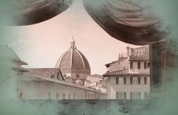 Вид на Флоренцию — стоковое фото