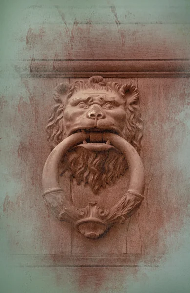 Old door knocker — Stock Photo, Image