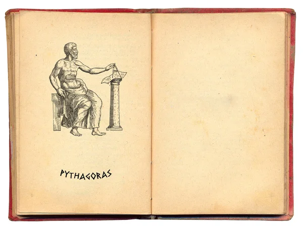 Illustration zu Pitagoras — Stockfoto