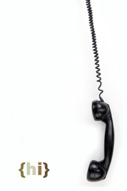 eski telefon alıcısı