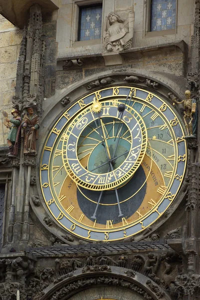 Αστρονομικό ρολόι της Πράγας Τσεχική ∆ηµοκρατία — Φωτογραφία Αρχείου