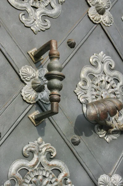 Old door in Prague — Stock Photo, Image