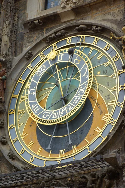 Astronomisch uurwerk van Praag orloj — Stockfoto