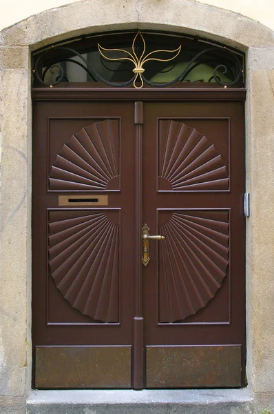 Old door in Prague — Stock Photo, Image