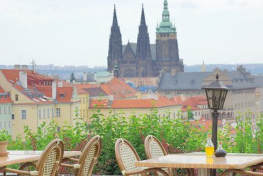 Prag Kalesi'nin görünümü