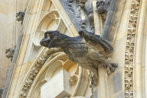 St. Vitus cathedral in Prague, fragment — Stock Photo, Image