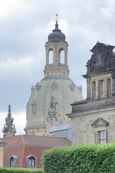 Kerk Frauenkirche in Dresden, Duitsland — Stockfoto