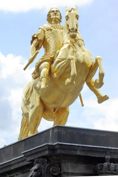 Dresden Golden Knight — Stock Photo, Image