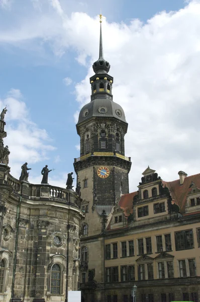 Дрезденский замок, также называемый Королевским дворцом — стоковое фото