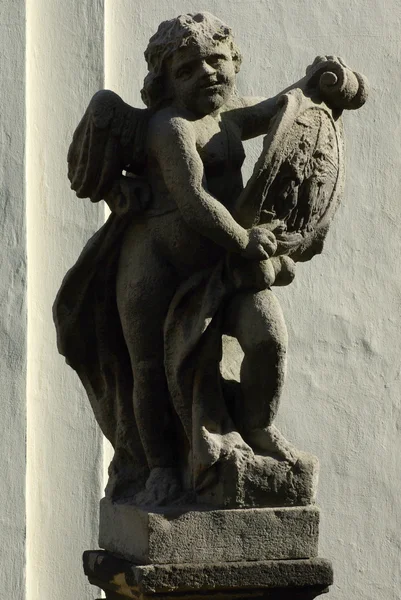 Angel statue in Loreta church in Prague — Stock Photo, Image