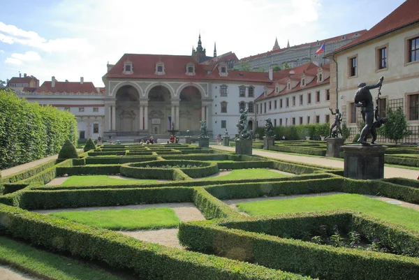 Giardino e Castello di Praga, Praga, Repubblica Ceca — Foto Stock