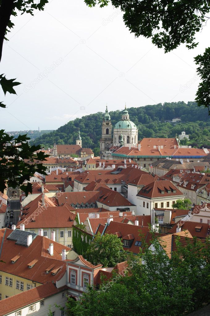 Beautiful cityscape of Prague