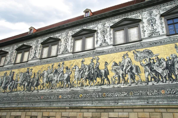 古代德累斯顿市，德国。欧洲的历史和文化的中心. — 图库照片
