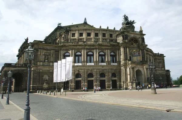 La antigua ciudad de Dresde, Alemania. Centro histórico y cultural de Europa . —  Fotos de Stock
