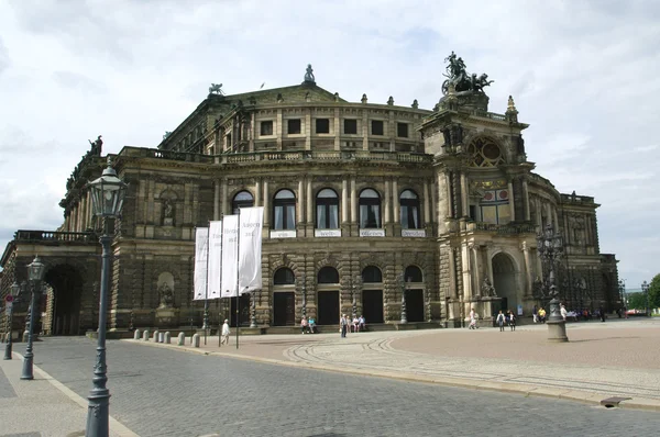 Antika staden dresden, Tyskland. historiskt och kulturellt centrera av Europa. — Stockfoto