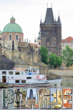 Kartpostal Prag Manzaralı