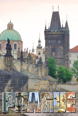Kartpostal Prag Manzaralı
