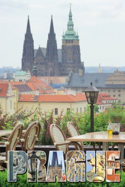Kartpostal Prag Manzaralı