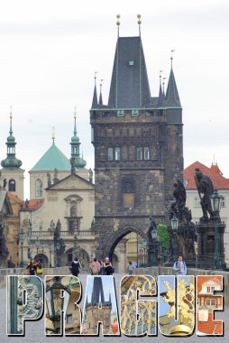 Kartpostal Prag Manzaralı
