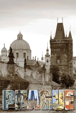 Kartpostal Prag Manzaralı