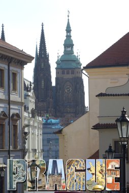 Kartpostal Prag Manzaralı