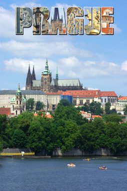 Kartpostal Prag Manzaralı