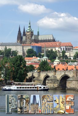 Kartpostal Prag Manzaralı