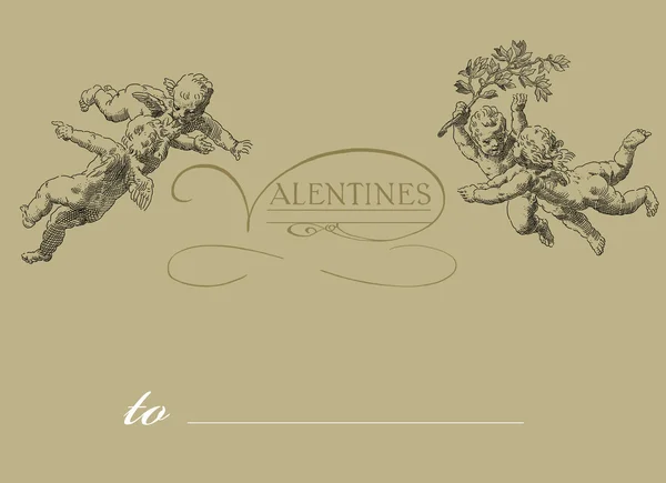 San Valentino gretting card — Foto Stock