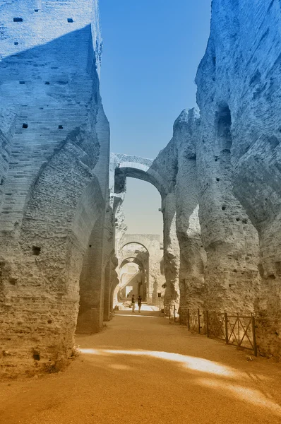 Cartolina bicolore con vista su Roma — Foto Stock