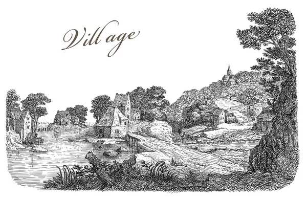 Old village — Stock Photo, Image