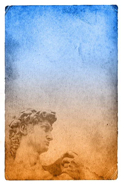 피렌체의 전망 2 컬러 엽서 — 스톡 사진