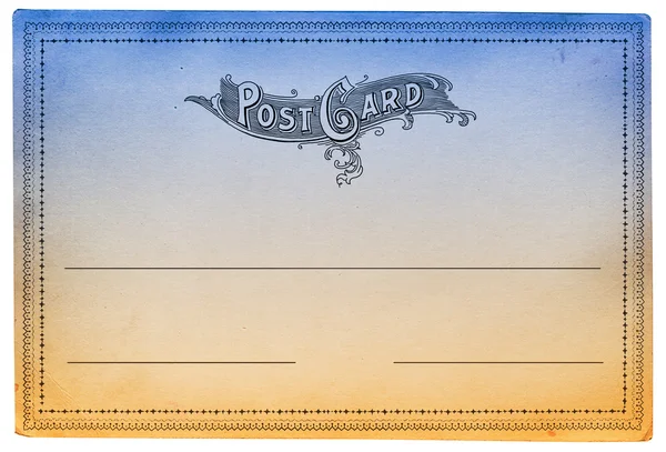 Stara pocztówka — Zdjęcie stockowe