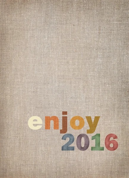 Felice anno nuovo 2016 illustrazione — Foto Stock