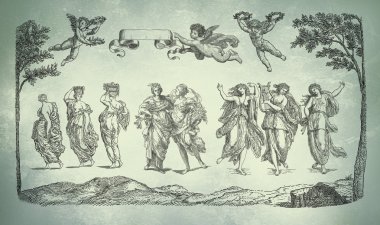 eski Tanrıça illüstrasyon