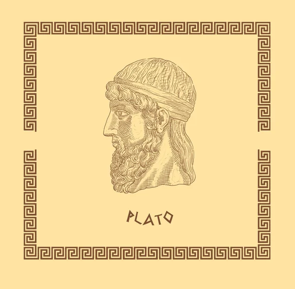 Old greek philosopher Plato — Stock Photo, Image