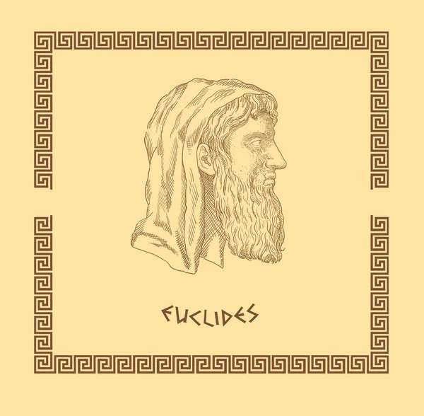 Starý řecký filozof Euclides — Stock fotografie