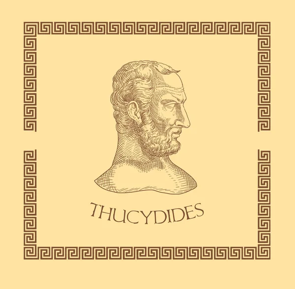 古いギリシャの哲学者 Thucudides — ストック写真