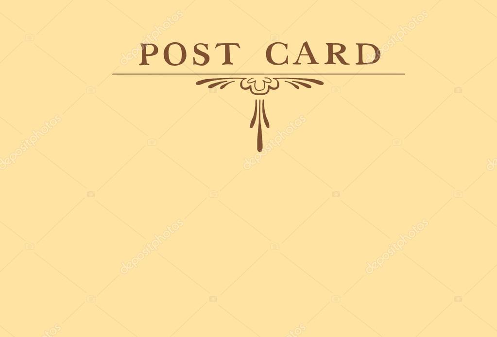 Retro postcard on yellow background Stock Photo by ©pavila1 93552630