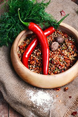 Baharatlı biber baharat