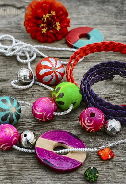 Beads for necklace — Stock Photo, Image