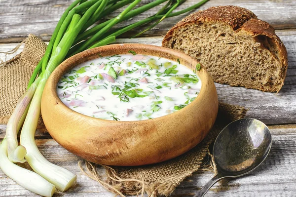 Summer cold soup — Stock Photo, Image