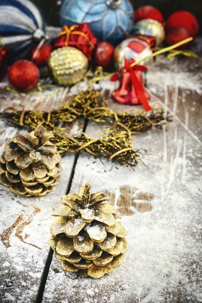 Grußkarte zu Weihnachten — Stockfoto