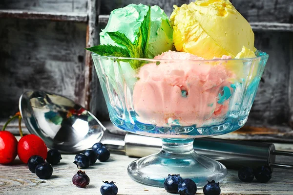 과일 아이스크림 — 스톡 사진
