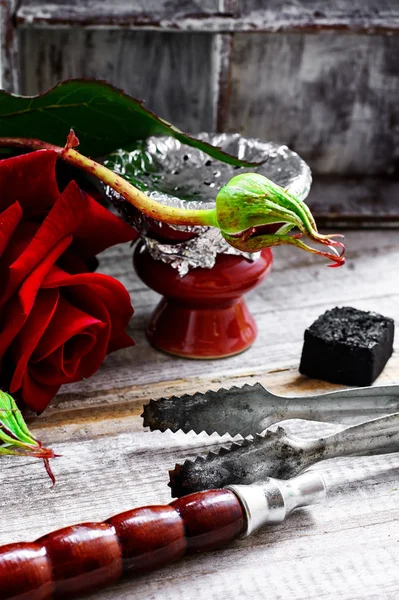 Shisha con el aroma de las rosas — Foto de Stock