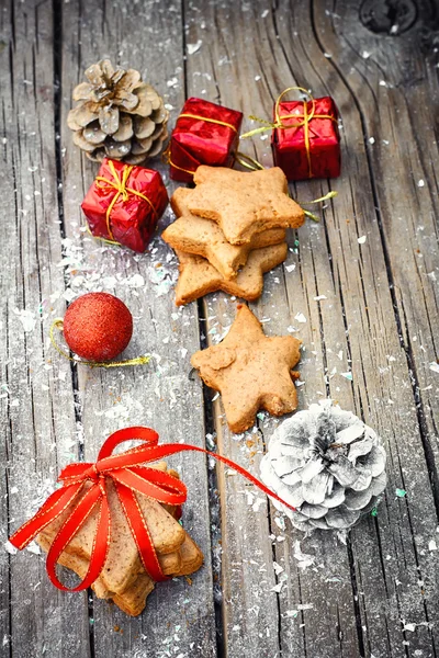 Biscotti di famiglia per Natale — Foto Stock