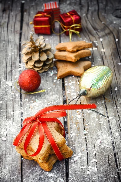 Familie Plätzchen für Weihnachten — Stockfoto