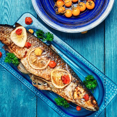 Nefis ızgara balık