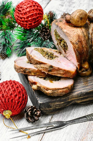 Haxenfleisch zu Weihnachten — Stockfoto