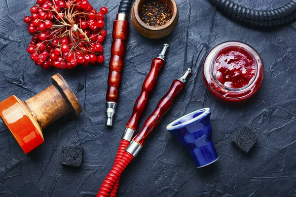 Orientalny Ustnik Hookah Jagodowy Tytoń Shisha — Zdjęcie stockowe