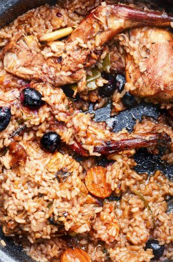 Tavşanlı pilav. Tavşanlı risotto. Yemek geçmişi.